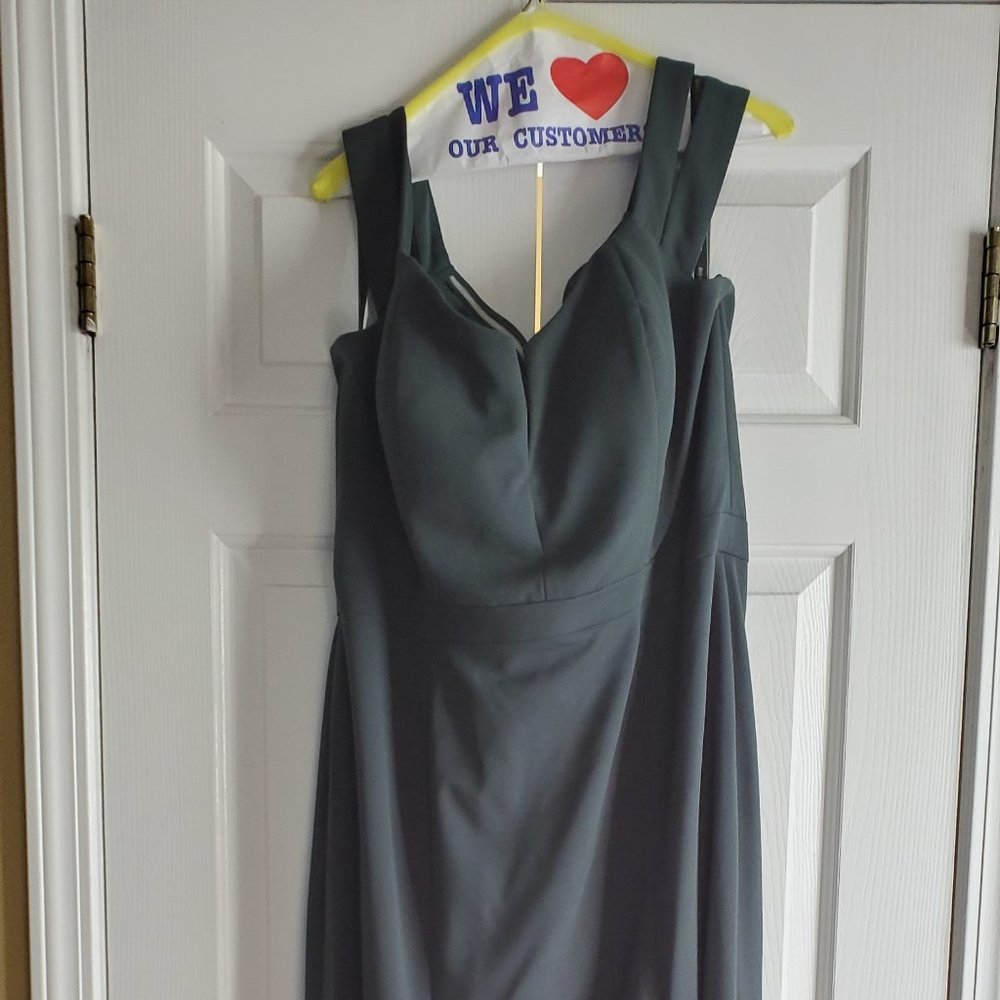 Worn Once-Bridesmaid dress-Hunter Green Color